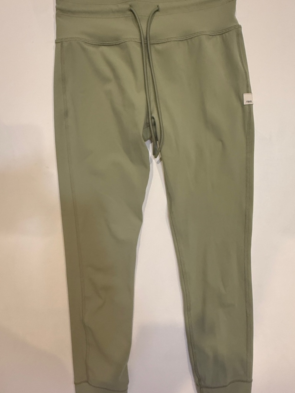 VUORI  Green ALL THE FORM Leggings - Drawstring High Waisted Small
